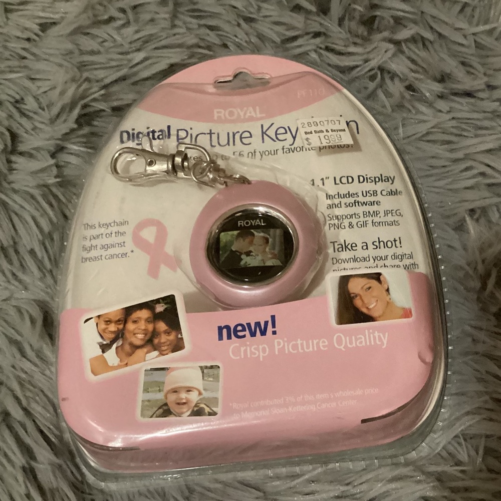Royal Digital Picture Keychain New
